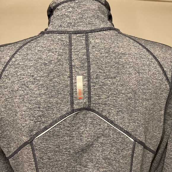 Zella Grey Full Zipper Jacket size L - Picture 9 of 12
